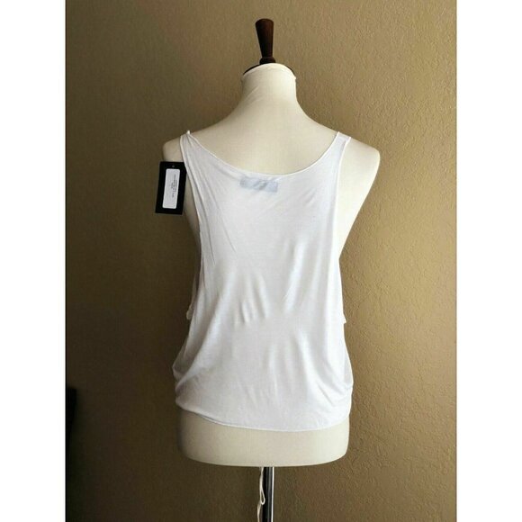 STYLESTALKER White Yoga Made Me Do it Tank Top L - Picture 5 of 10